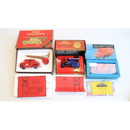 49 - Mixed collection of diecast vehicle models from Corgi and Matchbox, a vintage clockwork Mercedes 250... 