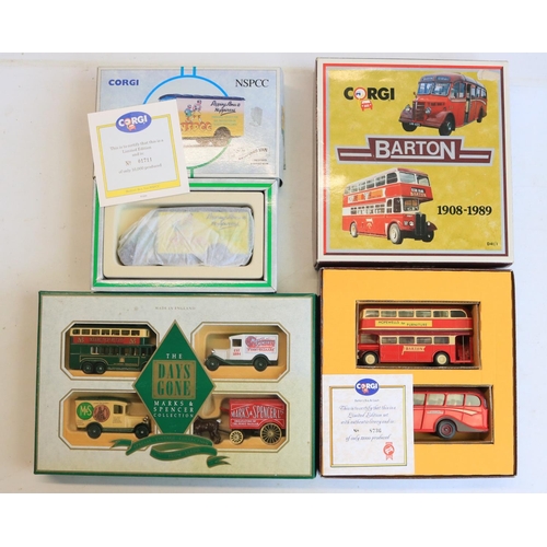 49 - Mixed collection of diecast vehicle models from Corgi and Matchbox, a vintage clockwork Mercedes 250... 