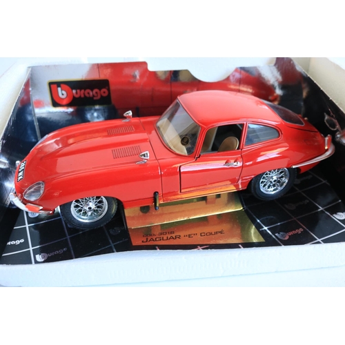 50 - Collection of boxed diecast Jaguar model cars, various manufacturers and scales to include a Vitesse... 