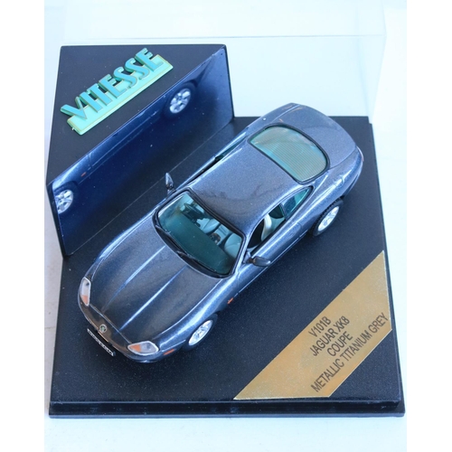 50 - Collection of boxed diecast Jaguar model cars, various manufacturers and scales to include a Vitesse... 