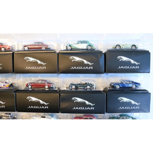 51 - Twenty six boxed 1/43 scale diecast Jaguar car models from Atlas Editions, (2 missing internal clear... 