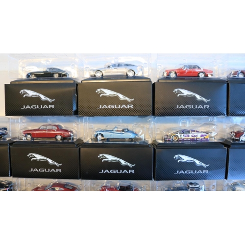 51 - Twenty six boxed 1/43 scale diecast Jaguar car models from Atlas Editions, (2 missing internal clear... 