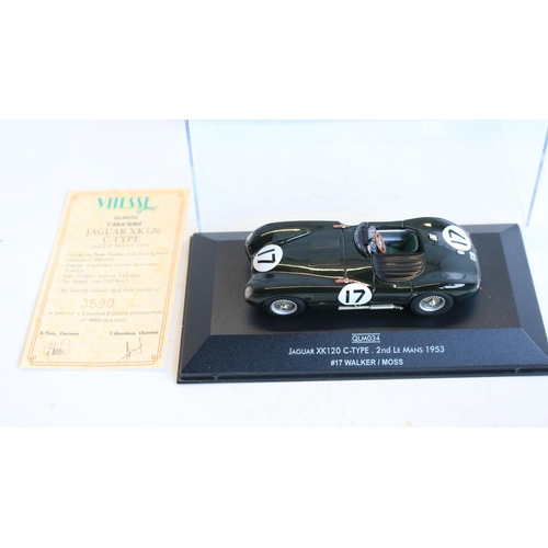 53 - Collection of boxed diecast car models, mostly Jaguar themed, various scales and manufacturers to in... 