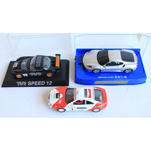 70 - Collection of Scalextric models, sets, track and accessories to include C1218 Top Gear Power Laps se... 