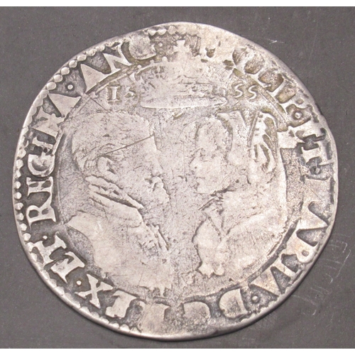  Philip and Mary (1554-58) 1555 Shilling