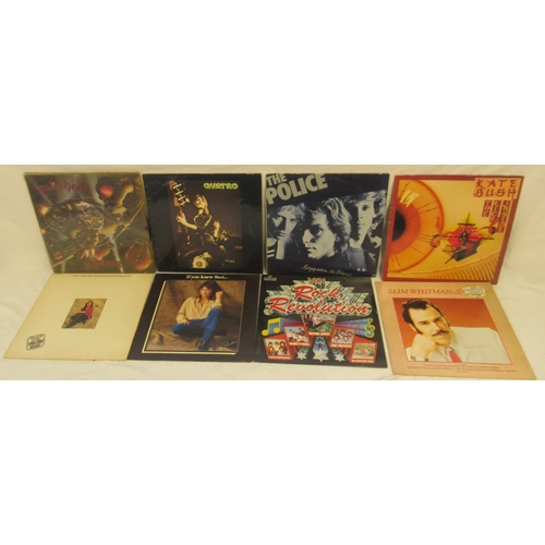 461 - Mixed collection of LPs and 45s in 3 metal LP cases and 1 unused LP metal case, to inc. The Shadows,... 