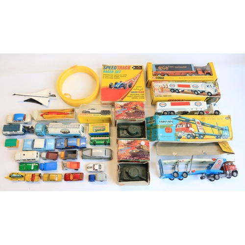 89 - Collection of vintage models to include a boxed excellent condition Corgi Major 1100 Mack Truck with... 