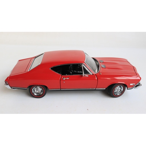 90 - Boxed Danbury Mint 1/24 scale diecast 1968 Chevrolet Chevelle SS-396 model in excellent condition (p... 