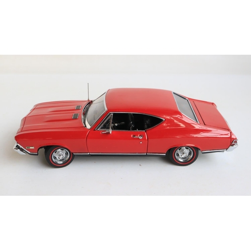 90 - Boxed Danbury Mint 1/24 scale diecast 1968 Chevrolet Chevelle SS-396 model in excellent condition (p... 