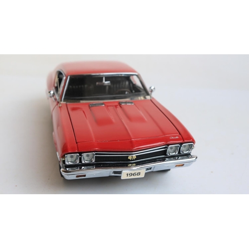 90 - Boxed Danbury Mint 1/24 scale diecast 1968 Chevrolet Chevelle SS-396 model in excellent condition (p... 