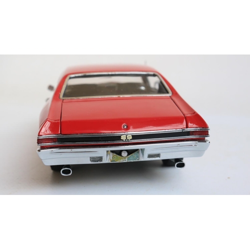 90 - Boxed Danbury Mint 1/24 scale diecast 1968 Chevrolet Chevelle SS-396 model in excellent condition (p... 