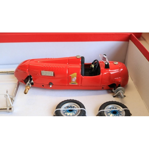 73 - Boxed Schuco modern limited edition (of 1000) Studio II Bausatz tinplate clockwork car kit set (Art.... 