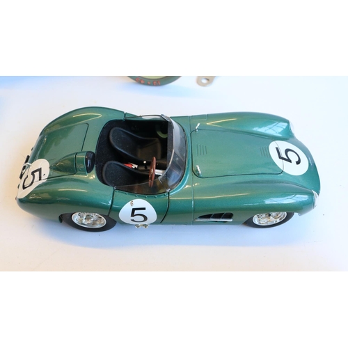 76 - Collection of mostly unboxed 1/18 scale diecast model cars to include a CMR Ferrari 250 GTO, Shelby ... 