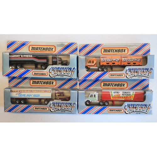 80 - Fifteen boxed diecast Matchbox Convoy truck models, condition generally excellent, some previously d... 