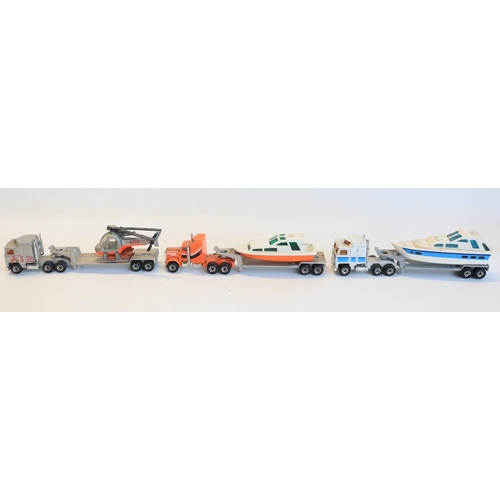 82 - Collection of boxed and unboxed diecast Matchbox Convoy, Convoy Action Packs and Matchbox Team truck... 