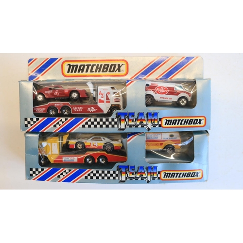 82 - Collection of boxed and unboxed diecast Matchbox Convoy, Convoy Action Packs and Matchbox Team truck... 