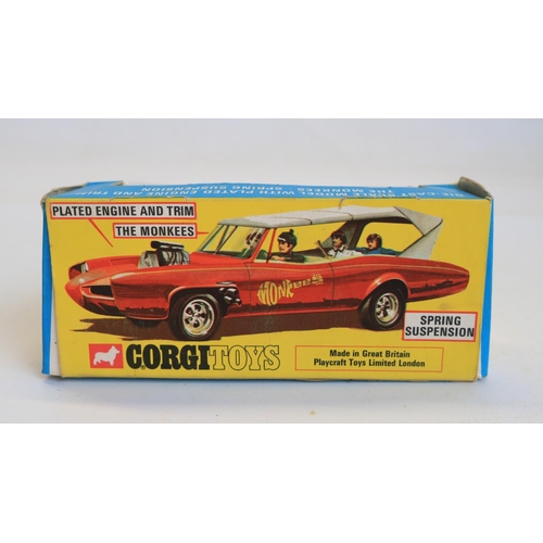 85 - Vintage boxed Corgi Toys 277 Monkeemobile, model in good overall condition for age with play wear, 1... 