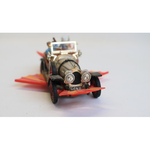 86 - Vintage boxed Corgi Toys 266 Chitty Chitty Bang Bang, model in very good but dirty condition with wo... 