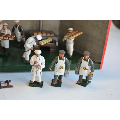 425 - Collection of very well home painted metal soldiers (from 1897) depicting German Army early World Wa... 