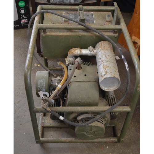 742 - Large vintage portable military generator