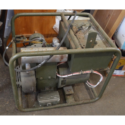 742 - Large vintage portable military generator