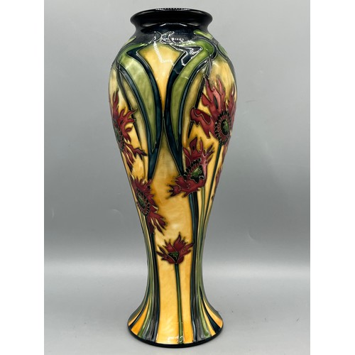 272 - A Moorcroft vase in the 'Ragged Poppy' pattern, designed by Nicola Slaney, 2003, 115/350, H28cm