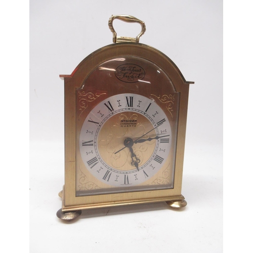 769 - George VI G.P.O. mahogany wall clock, 7 1/2