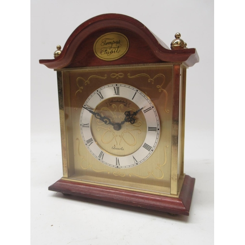 769 - George VI G.P.O. mahogany wall clock, 7 1/2