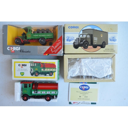 777 - Nineteen diecast vehicle models from Corgi to include removal vans, Special Edition Dandy and Beano ... 