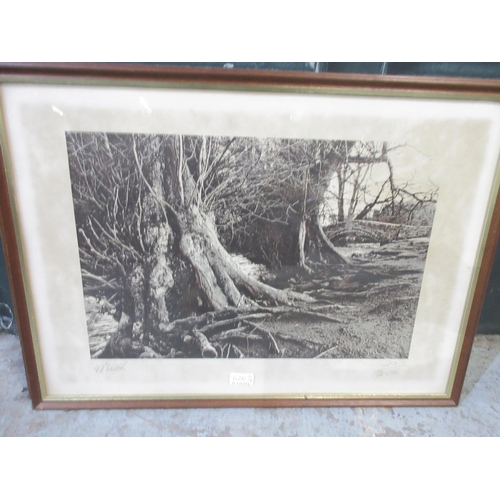 626 - V R kettle (Contemporary); Castle Howard and two other ltd.ed. monochrome prints, signed in pencil, ... 