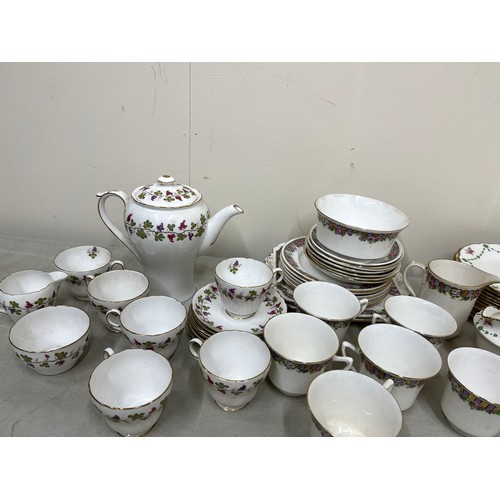 383 - Collection of Shelley tea ware, incl. 'Late Foley 8302', 'Juno 11385' and 'Wine Grape 13698' (2 boxe... 