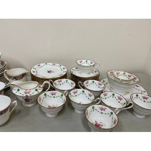 383 - Collection of Shelley tea ware, incl. 'Late Foley 8302', 'Juno 11385' and 'Wine Grape 13698' (2 boxe... 