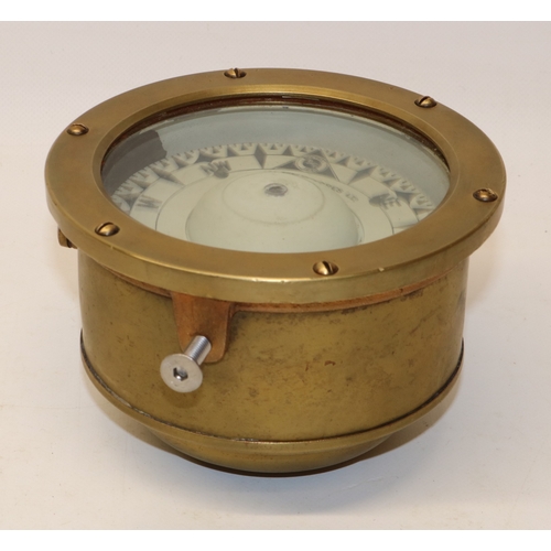 388 - Small boat compass, by Maritime Stories Ltd. No. BB941, Middlesbrough, H13.5cm