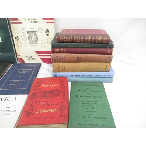 794 - Collection of Stamp collecting and Postal history books to inc. Barnes (Robert) The Postal Cancellat... 