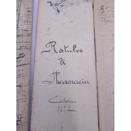 800 - Record of labels used by Pharmacies in Portugal from 1890-1912, a complete visual record of over 6 s... 