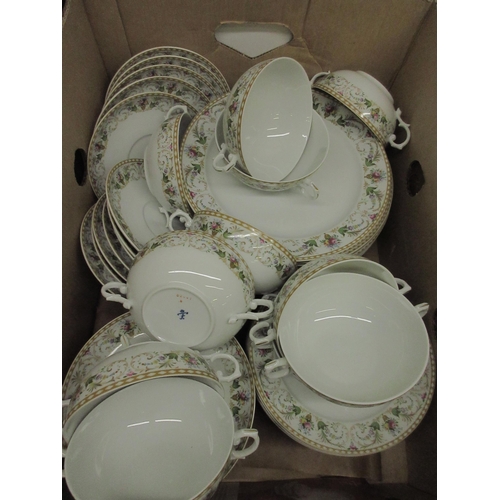 358 - Collection of mixed ceramics to include, Alt Furstenberg dinner service pattern No.02947, Royal Crow... 