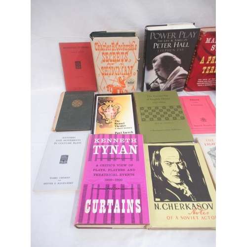 833 - Collection of Theatre, Acting and Drama related books covering Theatres, Actors and Plays to inc. St... 