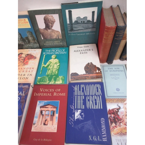 834 - Collection of books covering Ancient Rome, Greece and Egypt , with reference to Roman Britain, Alexa... 