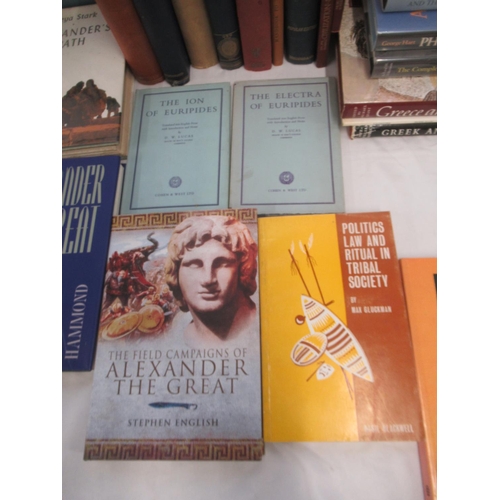 834 - Collection of books covering Ancient Rome, Greece and Egypt , with reference to Roman Britain, Alexa... 