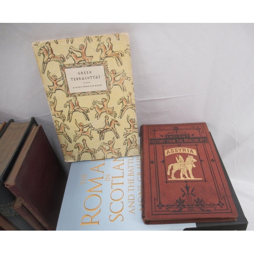 834 - Collection of books covering Ancient Rome, Greece and Egypt , with reference to Roman Britain, Alexa... 