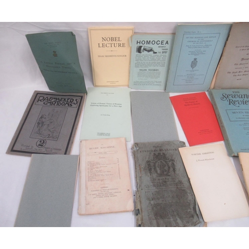 835 - Collection of lecture paperbacks, paperbacks, magazines etc. inc. issues of the Mariners Mirror the ... 