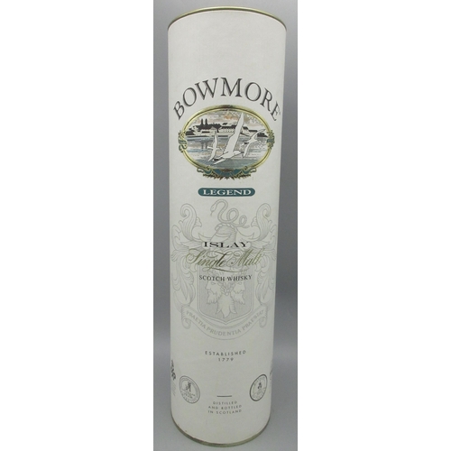 1387 - Bowmore Legend Islay Single Malt Scotch Whisky, 40%vol 700ml in tube, 1btl