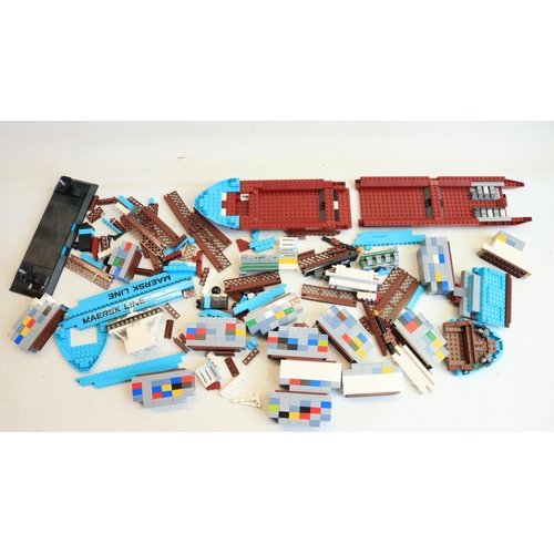 418 - Boxed Lego Creator Expert 10241 Maersk Line container ship, set has been built and partially disasse... 