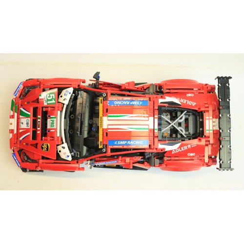 422 - Lego Technic 42125 Ferrari 488 GTE AF Corse #51, model built up and appears complete, with instructi... 