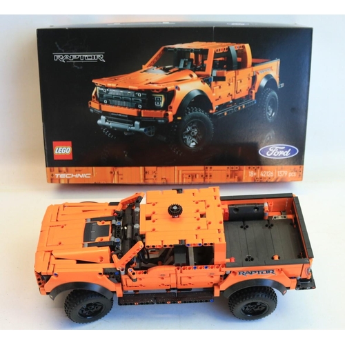 423 - Lego Technic 42126 Ford Raptor, model built up and appears complete (vendor assures it is), with ins... 