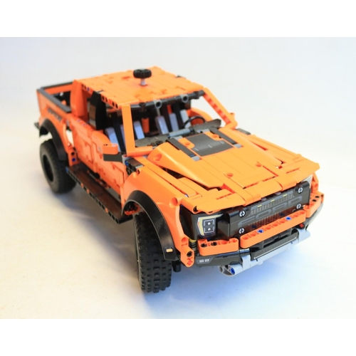 423 - Lego Technic 42126 Ford Raptor, model built up and appears complete (vendor assures it is), with ins... 