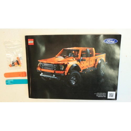 423 - Lego Technic 42126 Ford Raptor, model built up and appears complete (vendor assures it is), with ins... 