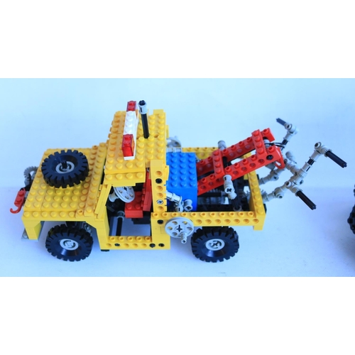 430 - Three medium size vintage Circa early 1980's Lego Technic sets, all complete and with original instr... 