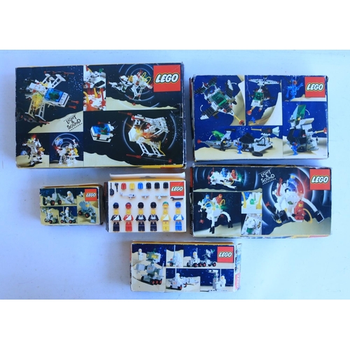 434 - Six boxed Lego Space sets to include Light & Sound System sets 6750 and 6780 plus standard sets 894,... 