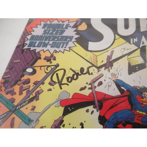 532 - DC - Superman Realworlds signed by Joe Rubenstein, Limited Edition 5/1500,  Superman King of the Wor... 